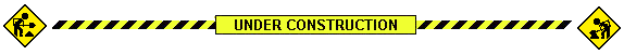 black and yellow divider that says 'under construction'